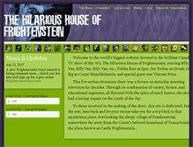 Tablet Screenshot of frightenstein.com